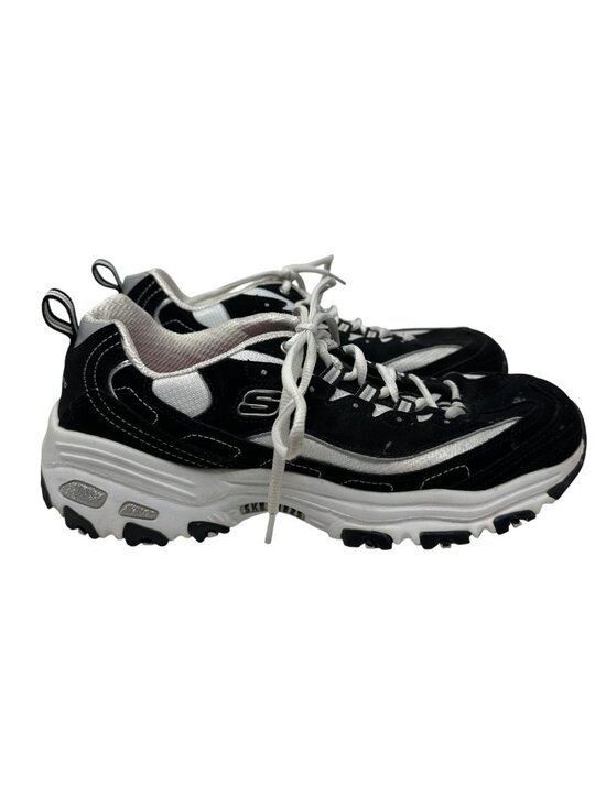Skechers Shoes - Skechers D'lites Black & White Chunky Sneakers Women's Athletic Shoes Size 11